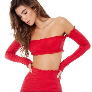 Are You Am I Tiiu Top- Red XS